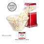 Rosenstein & Söhne Machine à pop-corn à air chaud design rétro
