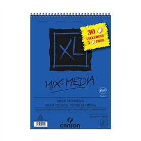 Canson - Album XL Mix Media Papier à Dessin A4 21 x 29