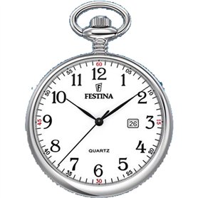 Montre FESTINA pour Homme F2019/1 Bolsillo Boîtier en Acier Inoxydable Gris