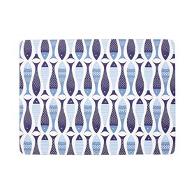 Premier Housewares 1203686 Pisces Set de Table en liège Bleu 29 x 0