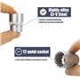 XZN Lot de 16 douilles Torx à 12 pans 8-24 mm pour l'extérieur