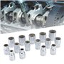 XZN Lot de 16 douilles Torx à 12 pans 8-24 mm pour l'extérieur