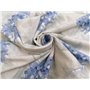 Pago Poco Parure de lit double en flanelle fantaisie Flori drap plat 240 x 280 cm. Drap housse 180 x 200 + 25 cm. Taies d'oreill