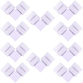 LitaElek 10pcs Connecteur d'angle Bande LED 5 Broches pour RGBW LED Strip de 10mm Large Connecteur en Forme de L Ruban LED RGBW