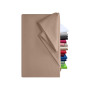 Draps plats - 100 % coton - 5 couleurs - 3 tailles différentes - Linge de maison sans élastique en caoutchouc