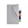 Draps plats - 100 % coton - 5 couleurs - 3 tailles différentes - Linge de maison sans élastique en caoutchouc