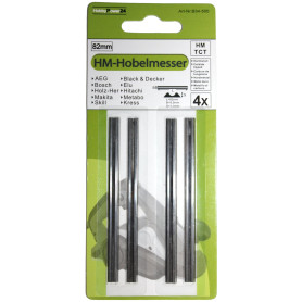 HM Lot de 4 lames de rabot réversibles pour rabot Einhell TE-PL 850