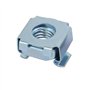 sourcingmap 15 pièces écrou cage M8 65Mn ressort en acier captif ton argent pour serveur étagère armoire