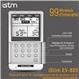 iStim EV-805 Électrostimulateur TENS & EMS – Appareil Digital 4 Canaux avec 16 Électrodes Réutilisables pour Douleur, Rééducatio