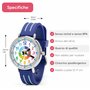 Kiddus Montre Bracelet Éducative pour Enfants, garçon. Time Teacher Analogique avec Exercices. Facile d’Apprendre à Lire l’Heure
