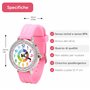 Kiddus Montre Bracelet Éducative pour Enfants, garçon. Time Teacher Analogique avec Exercices. Facile d’Apprendre à Lire l’Heure
