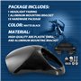 Coque de phare avant KaTur - Kit de support de pare-soleil pour projecteur à fourche - Pour les Harley Sportster Cafe Drag Dyna 