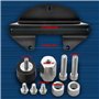 Coque de phare avant KaTur - Kit de support de pare-soleil pour projecteur à fourche - Pour les Harley Sportster Cafe Drag Dyna 