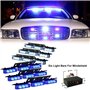 Anzene 54 LED Lumière Stroboscopique Clignotant Stroboscopique Lumières Stroboscopique Véhicule D'urgence pour Pare-brise Dash G