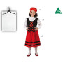 Atosa Déguisement de berger fille rouge de Noël 5 à 6 ans