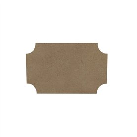 Aladine - Gomille PLAQUE DE PORTE - Support en Bois à Peindre et Décorer - Idéal Déco Intérieure