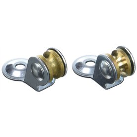 Chapuis VPSL1 2 poulies sèche-linge - matière: Acier Zingué - Diamètre: 12 mm - pour corde de: 3 mm - couleur: Métal
