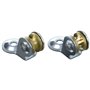 Chapuis VPSL1 2 poulies sèche-linge - matière: Acier Zingué - Diamètre: 12 mm - pour corde de: 3 mm - couleur: Métal