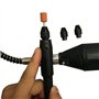 HALJIA Flexible perceuse Tige extension Mandrin sans clé Compatible Outil accessoire de fixation pour Dremel Outil rotatif