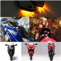 TABEN Rétroviseurs LED Clignotants intégrés pour Moto, vélo de Course ou de Sport (E-Mark)