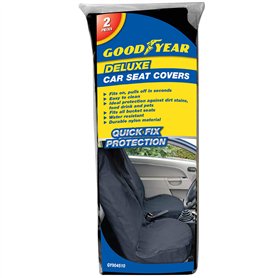 Goodyear Lot de 2 Housses de siège Avant pour Voiture et camionnette résistantes à l'eau et aux Taches