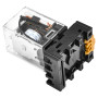 Heschen Gereral Relais MK2P-I DC 12 V Bobine DPDT 8 broches avec prise terminal enfichable PYF83A