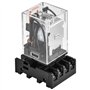 Heschen Gereral Relais MK2P-I DC 12 V Bobine DPDT 8 broches avec prise terminal enfichable PYF83A