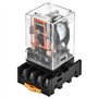 Heschen Gereral Relais MK2P-I DC 12 V Bobine DPDT 8 broches avec prise terminal enfichable PYF83A