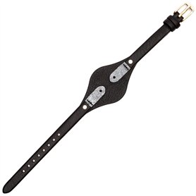 Fossil Bracelet de Montre 08mm Cuir Noir ES-3148 | LB-ES3148 | ES 3148