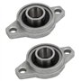 sourcingmap FL002 15mm alliage zinc 2 boulon bride rotule Roulement bille montés 2pcs