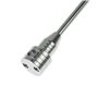 Rebacker Moto Arrière Fixation Latérale Porte-Bagage Drapeau Pole pour Harley Sportster XL Touring Road King Glide & Flht Chrome
