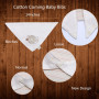 Bavoirs bandana bébé pour garçons et filles de 4 pack-100% coton bavoir bébé bandana bavettes