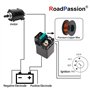 Road Passion Relais De Solénoïde De Démarreur pour KAWASAKI ZX750 NINJA ZX-7R ZX-7RR 1996-2002 ZX7P 1996-2003 ZX900 NINJA ZX-9R 