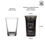 Shepperton Design STMTRPSG4 Original Star Wars - Set de 4 verres à shot Stormtrooper, Noire[Ancien Modèle]