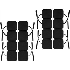iStim 16 Noir Électrodes TENS Auto-Adhésives 5x5 cm – Douces