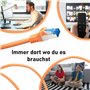 BIGtec cable ethernet 2 pièces - 2m CAT 7 cable rj45 LAN câble internet gigabit CAT7 Câble réseau orange