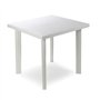 ipae progarden Table en Plastique Blanc 80x75x72h cm. Flocon