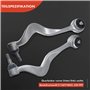Frankberg 2x Bras de suspension Essieu Avant Compatibles avec Série 5 E60 Série 5 Touring E61 520 523 525 530 540 545 550 M M5 2