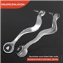 Frankberg 2x Bras de suspension Essieu Avant Compatibles avec Série 5 E60 Série 5 Touring E61 520 523 525 530 540 545 550 M M5 2