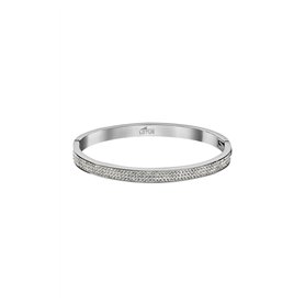 LOTUS STYLE Femme Acier Asscher Zircone bleue Bracelet