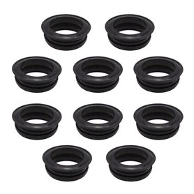 VARIOSAN 12388 Lot de 10 joints de rechange universels en caoutchouc noir système Geka