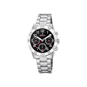 Montre FESTINA pour Enfants F20345/3 Junior Collection Boîtier en Acier Inoxydable Gris Bracelet en Acier Inoxydable Gris