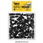 21 x SabreCut SCPA25_21PH 25 mm PH2 Jeu d'embouts de tournevis à percussion Phillips No.2 Heavy Duty avec porte-embout et boîte 