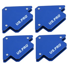 (Lot de 4) 25lb 75mm aimant soudure Soudeur Support porte-flèches 45 90 135