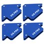 (Lot de 4) 25lb 75mm aimant soudure Soudeur Support porte-flèches 45 90 135