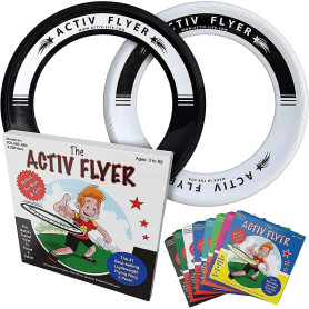 Activ Life Active Flyer : Anneaux de Frisbee aérodynamiques – Amusant en Plein air pour Les Enfants