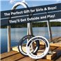 Activ Life Active Flyer : Anneaux de Frisbee aérodynamiques – Amusant en Plein air pour Les Enfants, garçons ou Filles de Tous â