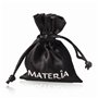 MATERIA by Matthias Wagner Perle en verre pailletée vieux rose blanc – Breloque tourbillon pour bracelet en argent 358, Argent s