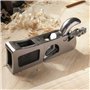 Rabot à feuillure Faithfull 3-en-1 à épaulement, arrondi et à ciseau dans un coffret en bois – Rabot à main multifonction avec b
