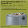 Safescan 1450 compteuse de pièces qui compte et trie rapidement de gros volumes de pièces en euros mélangées - Trie les pièces p